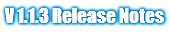 V 1.1.3 Release Notes