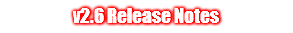 v2.6 Release Notes